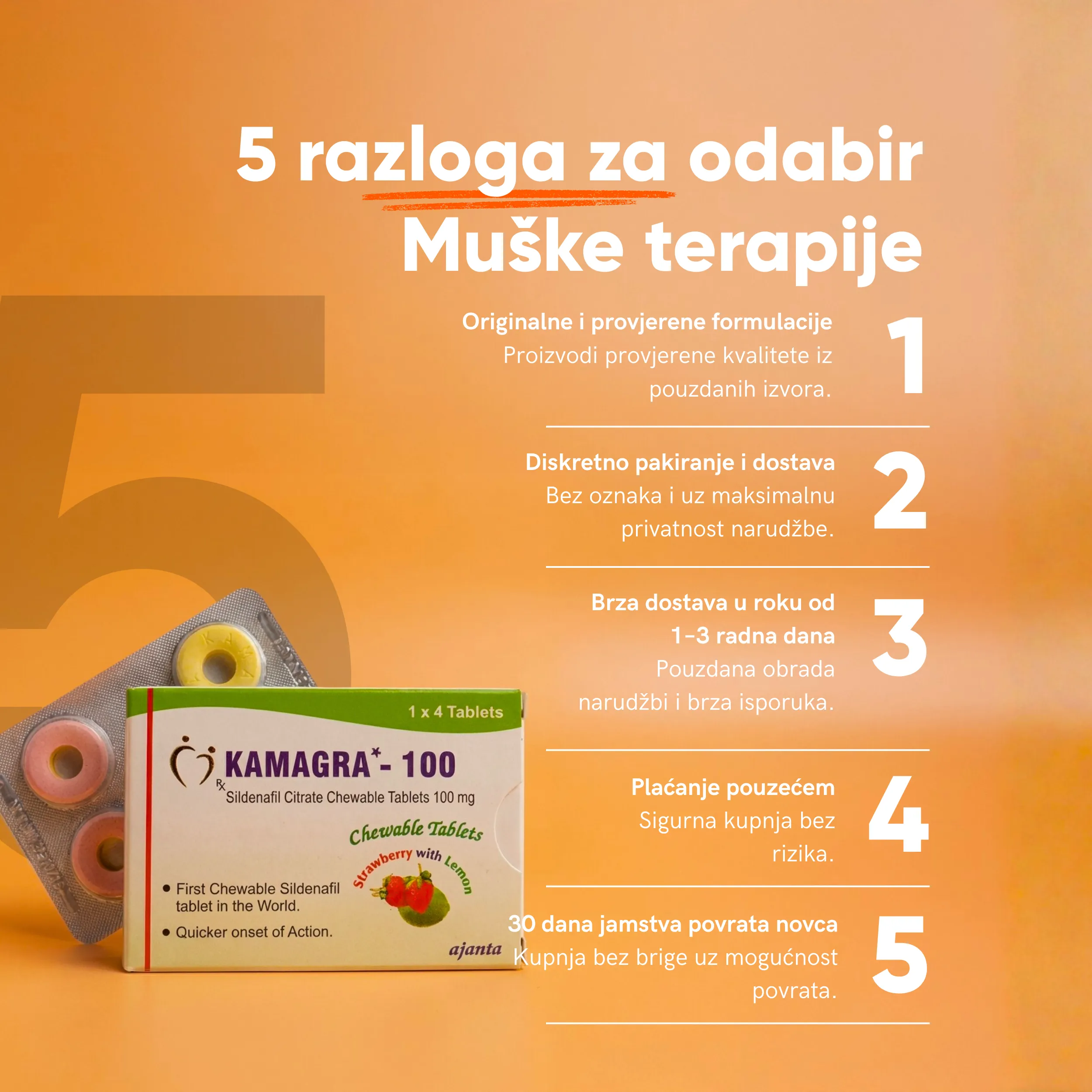 Kamagra Žvakaći Bomboni - Slika 2