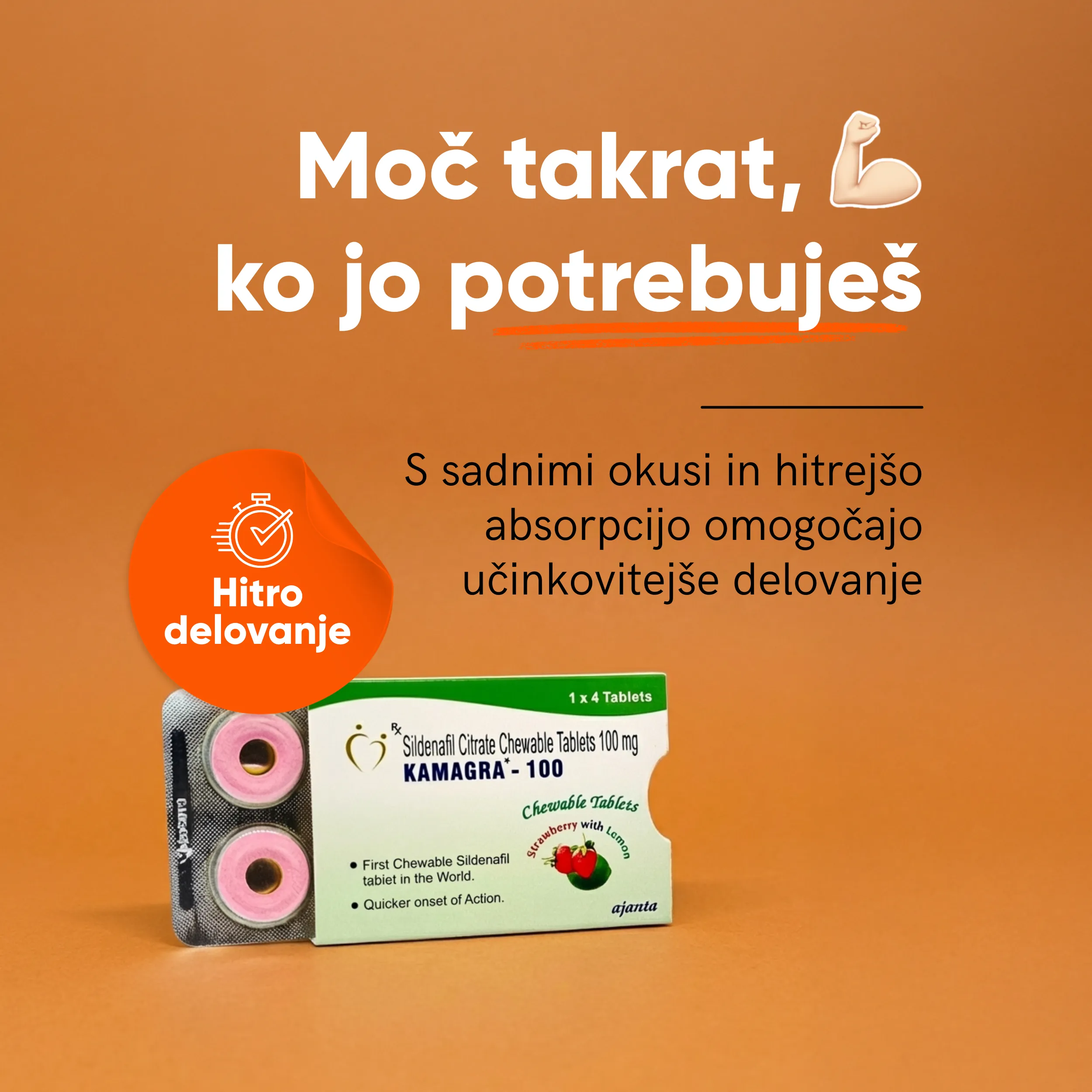Kamagra Žvečilni Bonboni - slika 2